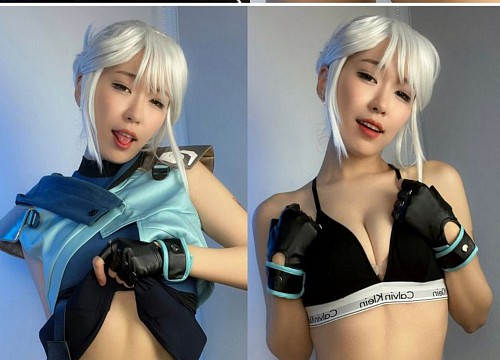 "Đỏ mặt" với bộ ảnh cosplay Jett trong Valorant cực kỳ cháy của hotgirl Smol Meri