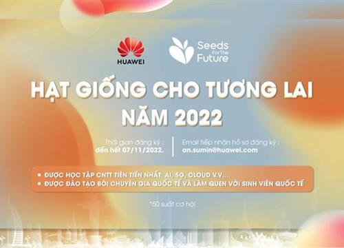 Khởi động chương trình Hạt giống cho Tương lai 2022