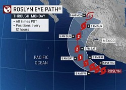 Mexico đối mặt với nguy cơ lũ quét và lở đất do bão nhiệt đới Roslyn