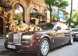 Rolls-Royce Phantom 83 tỷ làm xe rước dâu trong đám cưới Hoa hậu Đỗ Mỹ Linh