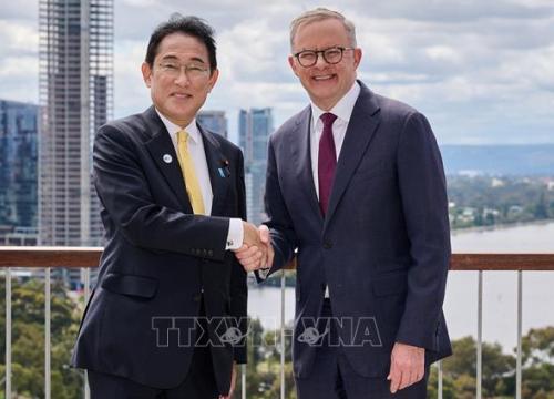 Tokyo quyết tâm thúc đẩy hợp tác an ninh với Australia 'lên tầm cao mới'