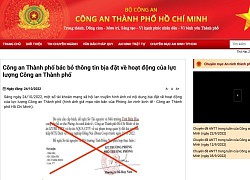 Xác minh, điều tra thông tin bịa đặt về hoạt động của Công an TP Hồ Chí Minh