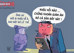 Dân chơi cổ phiếu đỏ mặt dù không bia rượu