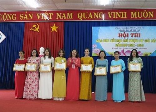 84 thí sinh đạt danh hiệu giáo viên tiểu học chủ nhiệm lớp giỏi cấp tỉnh