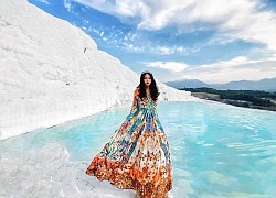 &#8220;Lâu đài bông&#8221; Pamukkale trắng tuyết