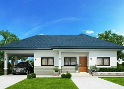 Nhà cấp 4 mái Nhật đẹp hút hồn, bốn mặt hút gió và ánh sáng