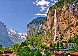 Thung lũng "tí hon" Lauterbrunnen Bức họa thiên nhiên kỳ vĩ!