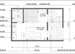 Tư vấn cải tạo cho căn hộ rộng 18m có gác lửng