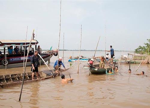 'Về Tân Thuận Tây dỡ chà đãi bạn, tham quan mô hình hội quán'