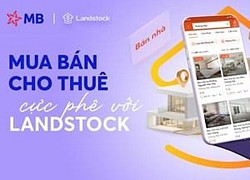 "Mua bán cho thuê Cực phê với Landstock" trên App MB Bank