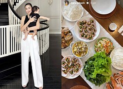 Những mâm cơm xuất sắc của 'mẹ bỉm' Tăng Thanh Hà