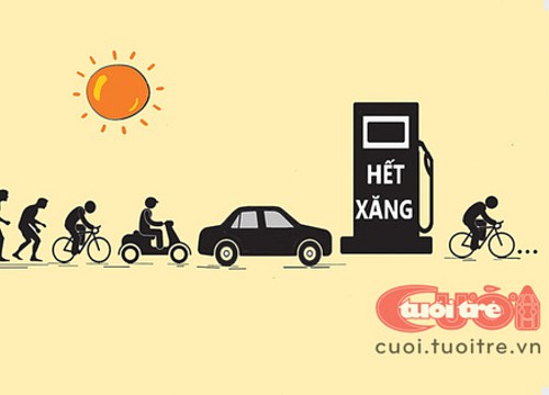 Hết xăng, quá trình tiến hóa bèn 'quay xe'