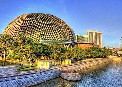 Nhà hát Esplanade Trái sầu riêng khổng lồ bên bờ vịnh Marina Singapore