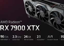 AMD công bố hai mẫu card màn hình khủng mới: Radeon RX 7900 XTX và 7900 XT