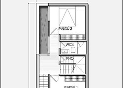 Tư vấn thiết kế nhà ống dài 25m, một mặt tiền nhưng vẫn đảm bảo thoáng sáng