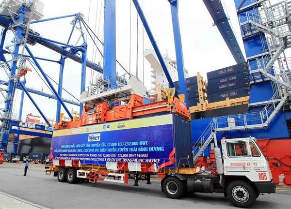 Cảng container quốc tế Tân Cảng Hải Phòng đón Teu thứ 1.000.000 thông qua