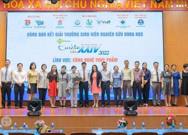 Kết quả vòng Bán kết Giải thưởng sinh viên nghiên cứu khoa học Euréka lần thứ 24 năm 2022