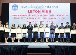 Tôn vinh 103 doanh nghiệp tiêu biểu phía Nam thực hiện chính sách, pháp luật BHXH