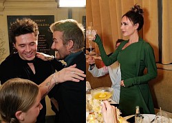 Victoria Beckham cảm động sau bữa tiệc cùng gia đình, vợ chồng cậu cả Brooklyn đều có mặt để chúc mừng