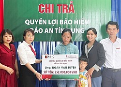 ABIC Khánh Hòa: Chi trả tiền cho khách hàng tham gia bảo hiểm bảo an tín dụng