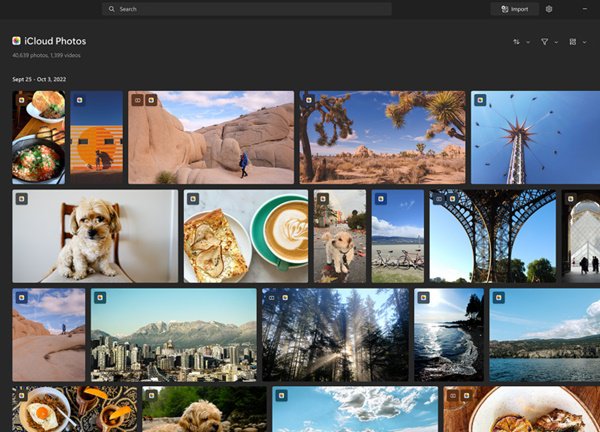 Bạn đã có thể truy cập thư viện ảnh iCloud trên Windows Photos