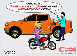 Nhường 'cơm' cho xe