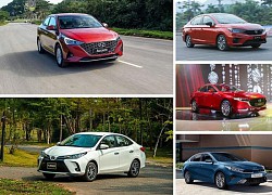 Top xe sedan giá rẻ tháng 10/2022: Toyota Vios đòi lại ngôi đầu từ Hyundai Accent