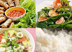 Thực đơn cơm chiều: Toàn món ngon mà lạ miệng