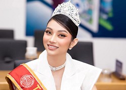 Á hậu Lâm Thu Hồng khoe sắc gợi cảm, tiết lộ nhiệm vụ mới hậu Miss Globe