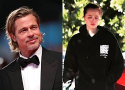 Brad Pitt hẹn hò tình trẻ, con gái có ý định chuyển giới lộ diện buồn bã như sắp khóc?