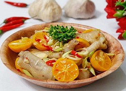 Cách làm chân gà sả tắc