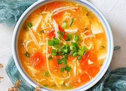 Cách nấu canh trứng cà chua