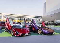 Dàn siêu xe Lamborghini quy tụ tại Nhật Bản