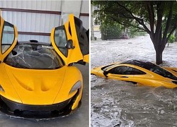 Siêu xe triệu đô McLaren P1 chìm trong mưa lũ được bán giá siêu rẻ