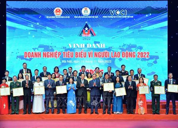 Vinh danh doanh nghiệp tiêu biểu vì người lao động