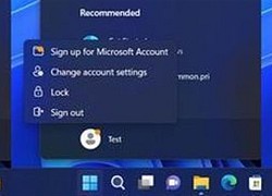 Windows 11 hiển thị quảng cáo khi người dùng đăng xuất tài khoản