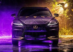 Cận cảnh Lexus RX 500h F Sport bản Black Panther: Wakanda Forever