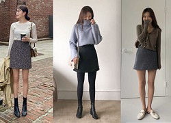 8 cách mặc đẹp cực đơn giản với chân váy dạ của ulzzang Hàn