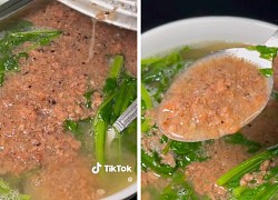 Cách làm canh rau tần ô pate độc lạ, béo thơm, dễ thực hiện