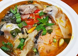 Cách làm lườn cá hồi nấu canh chua