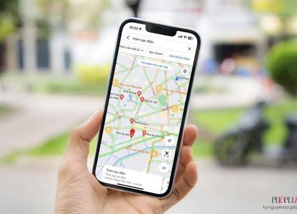 Cách tìm trạm sạc xe điện bằng Google Maps