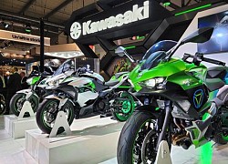 Kawasaki khoe môtô chạy bằng nước và loạt xe tối tân khác