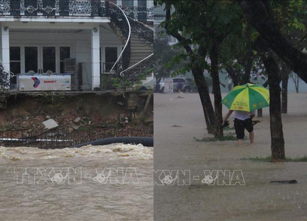 Mưa lớn gây ngập nặng nhiều khu vực ở TP Quy Nhơn