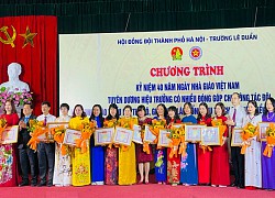 Tuyên dương 164 giáo viên có nhiều đóng góp cho công tác Đội và phong trào thiếu nhi Thủ đô