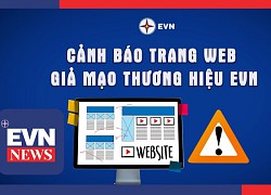 Tiếp tục xuất hiện trang web giả mạo thương hiệu EVN