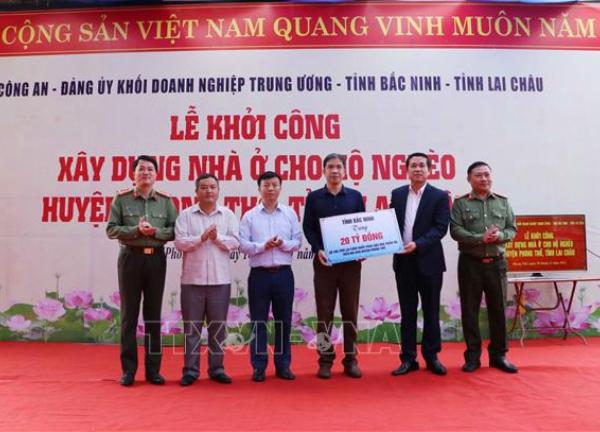 Xây dựng 600 căn nhà cho hộ nghèo vùng biên giới Phong Thổ, Lai Châu