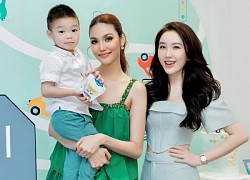 Con trai Lan Khuê "trổ mã" cao lớn mừng sinh nhật 3 tuổi bên mẹ