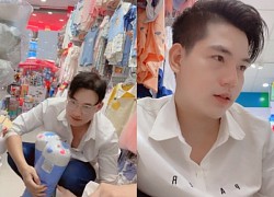 Hà Trí Quang và Thanh Đoàn tất bật mua sắm chuẩn bị đón hai con chung