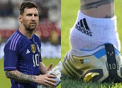 Messi lộ ảnh mắt cá chân sưng vù trước trận ra quân World Cup 2022, Ronaldo hớn hở khoe tin vui