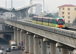 Metro Nhổn - ga Hà Nội chạy thử đoạn trên cao vào đầu tháng 12